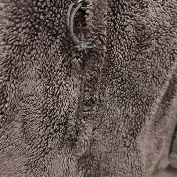 North Face jacket purple fuzzy deep pile full zip - Picture 4 of 12